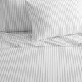 thumbnail image 2 of Caley 3 or 4 Piece Sheet Set Solid White With Dot Striped Pattern Print Design, 2 of 10