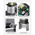 thumbnail image 4 of KFFKFF Automatic Sliding Gate Opener, 1200W Electric Motor for Gates up to 65.6ft and 5732lbs, Chain Drive System with Infrared Sensor & 2 Remote Controls, Driveway Entry Gate Operator, 4 of 9