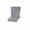 Gray, variant on Virelaxpo Fluffy Long Pile Chair Pad, One-Piece Seat and Back Cover for Office Desk Chair, Warm and Cozy Cushion for Winter Use at Home and Workspace