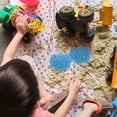 thumbnail image 4 of LEORX 1 Set Fake Sand Blue Plastic Crafting Projects for Indoor Activities and Home Use, 4 of 8
