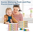 thumbnail image 4 of Easter Egg Mahjong Puzzle Game, 65 Pcs Bunny Themed Tiles, 24mm Tabletop Matching Game for Adults & Family, Holiday Party Activity & Gift, 4 of 6
