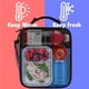 thumbnail image 2 of OPUX Fiambrera con aislamiento premium, bolsa de almuerzo escolar suave para niños y niñas, pequeña lonchera a prueba de fugas para hombres y mujeres, lonchera compacta reutilizable para oficina para, 2 of 5