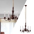 thumbnail image 2 of pitrice Ceiling Light Fixture Hanging Chandelier Lights Railway Train Model 1/87 Lamp Post 1:87 Scale HO Scale Bronze 13.5cm, 2 of 9