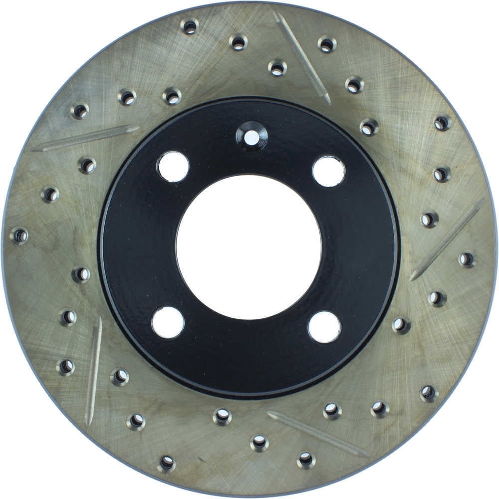 StopTech Slotted & Drilled Sport Brake Rotor Fits select: 2010-2011 AUDI A4, 2010-2011 AUDI A5