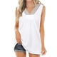 thumbnail image 2 of Ropa de mujer, chalecos de verano para mujer, chalecos casuales de crochet para mujer, camisa con cuello en V para mujer, artesanía excepcional, 2 of 5