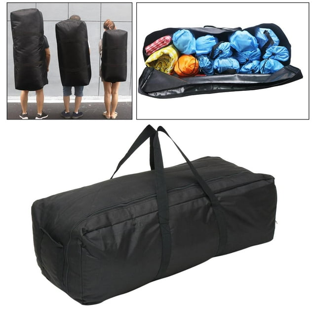 Bolsa plegable 55L 100L 150L Bolsa grande de Bolsa con compartimento Bolsas deportivas para gimnasia para hombres y - 100L shamjiam Bolsas de deporte de viaje de lona