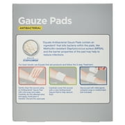 Equate Antibacterial Gauze Pads, 4 in x 4 in, 20 Count