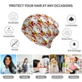 thumbnail image 5 of Rateoe Santa Claus bells Cotton Slouchy Beanie Hat for Men/Women,Lightweight Oversize Large Thin Skull Cap Night Sleeping Cap, 5 of 8