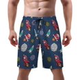 thumbnail image 1 of NICKSUN Men's Swim Trunks, Cute Print Quick Dry Summer Board Beach Shorts with Mesh Lining and Pockets, 1 of 6