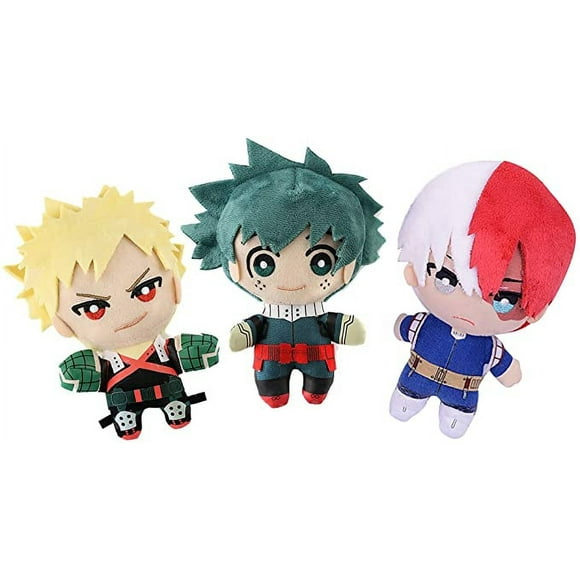 SOSPIRO My Hero Academia Plush Toys Creative Soft Stuffed Anime Plush Toy Doll Christmas New Year Gift 6Inch(Bakugou Katsuki)LG183