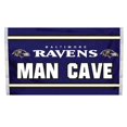 thumbnail image 1 of Baltimore Ravens Man Cave 3 x 5 Flag w/ 4 Grommets, 1 of 1