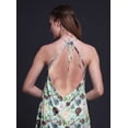 thumbnail image 3 of Bimba Floral Causal Long Backless Halter NeckÂ&nbsp;DressÂ&nbsp;Women Printed BeachÂ&nbsp;Dress-Medium, 3 of 6