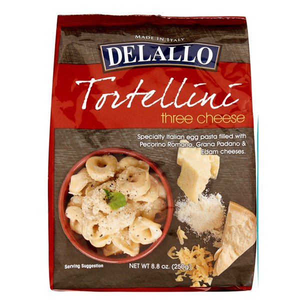 Delallo KHFM00253686 8.8 oz ThreeCheese Tortellini Pasta