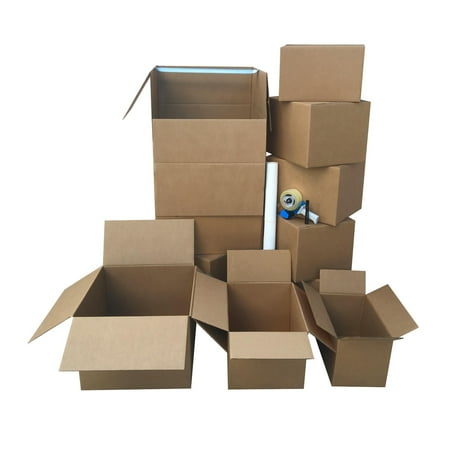 uBoxes 1 Room Wardrobe Moving Kit 10 Packing Boxes and Moving Supplies