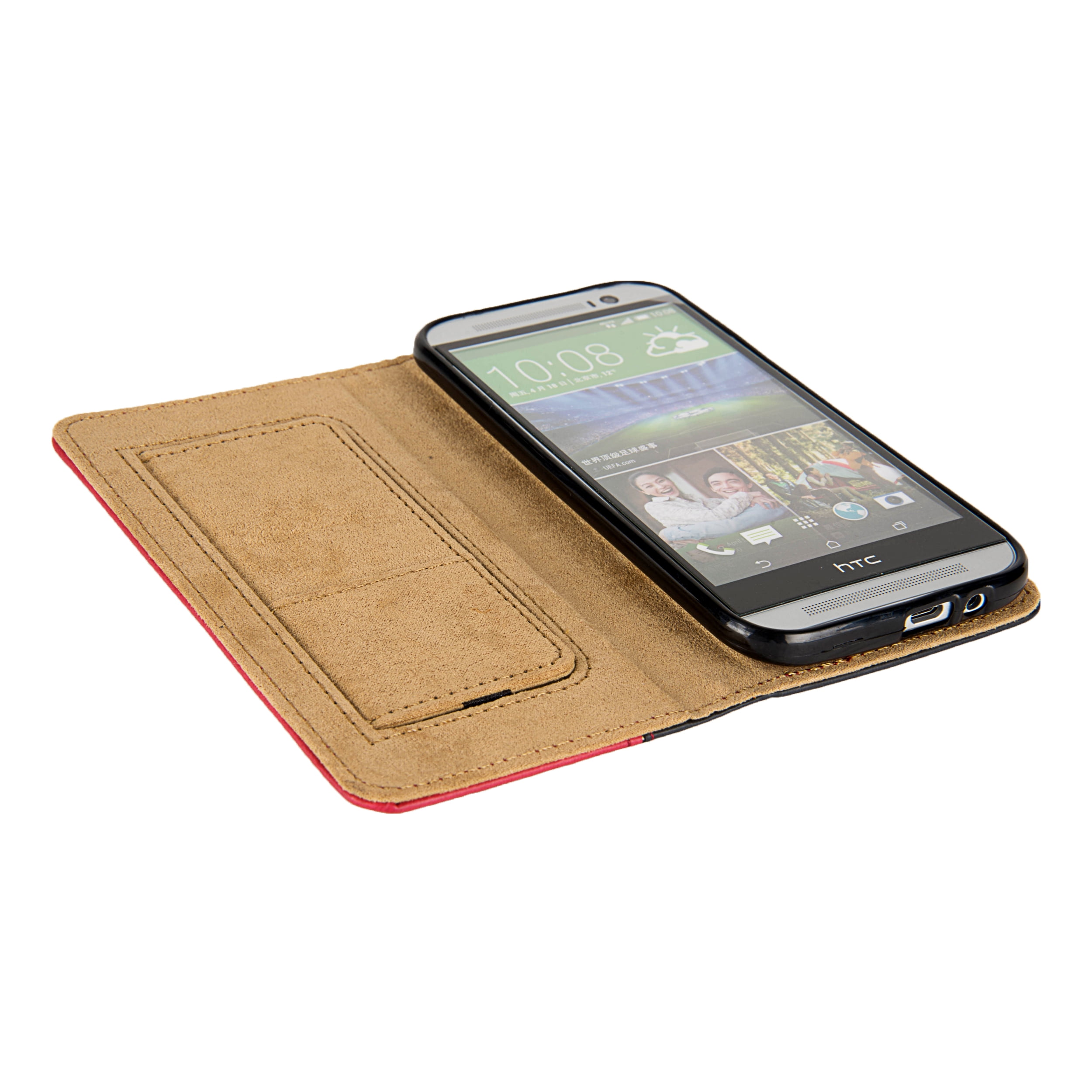 VanGoddy Mary Self Standing Case Specifically Designed for the HTC One M8