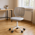 thumbnail image 1 of Homy Casa Ergonomic Study Chair Adjustable Swivel with Height Control and Rolling Base for Small Apartment Folding Office Study and Home Workspace, 1 of 5