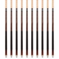 thumbnail image 2 of Lot de 10 Queues de Billard ASKA L2 Brunes, Longueur Standard 58 Pouces, Tige Canadian Maple, Embout Rigide 13 mm, Poids Mixtes, 2 of 6