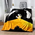 thumbnail image 3 of Manta ligera con estampado de La Bella y la Bestia para sala de estar, dormitorio, habitación de los niños, cálida, regalo de Navidad, 3 of 5