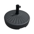 thumbnail image 4 of Zorion Base de Parapluie Remplissable Noire Robuste Stable 22 L Support de Parapluie de Réparation Robuste Rond, 4 of 9
