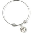 thumbnail image 1 of Emerald Park Jewelry Dragonfly on Circle Fancy Charm Bangle, 1 of 3