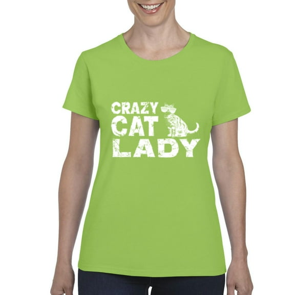 IWPF - Women's T-Shirt Short Sleeve - Crazy Cat Lady
