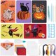 thumbnail image 1 of 20 Juegos Kit Quilling Papel para Halloween para Adultos Principiantes, Kit para Hacer Tarjetas Felicitación con Diseño de Gatos, Tarjeta de Quilling para Decoración de Halloween., 1 of 5