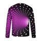 thumbnail image 4 of Blusas y camisas de manga larga con cuello redondo para hombre, estilo casual, cuello redondo, manga larga, camiseta estampada de Halloween, blusa de poliéster para hombre., 4 of 5
