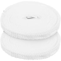 Raindrops Portable Windproof Travel Clothesline for Outdoor Use PE and Stainless Steel White