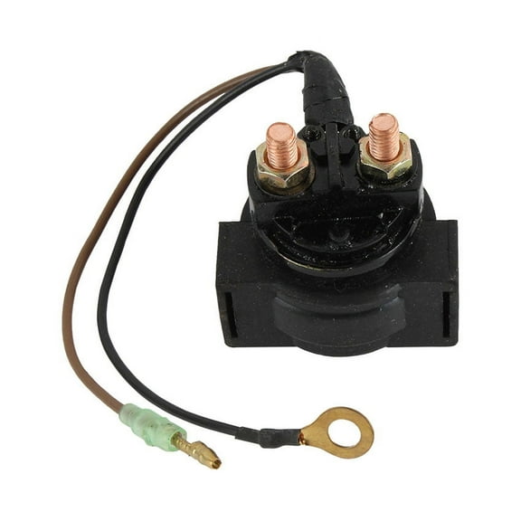 OEM Grade Starter Relay 12V 4-Terminal Compatible with 1993-1999 Arctic Cat Tigershark PWC 639-768CC 1986-2000 Suzuki DT15-DT40 3008-106 31800-94401 3008106 3008-165 3008165 MS5C-281-1