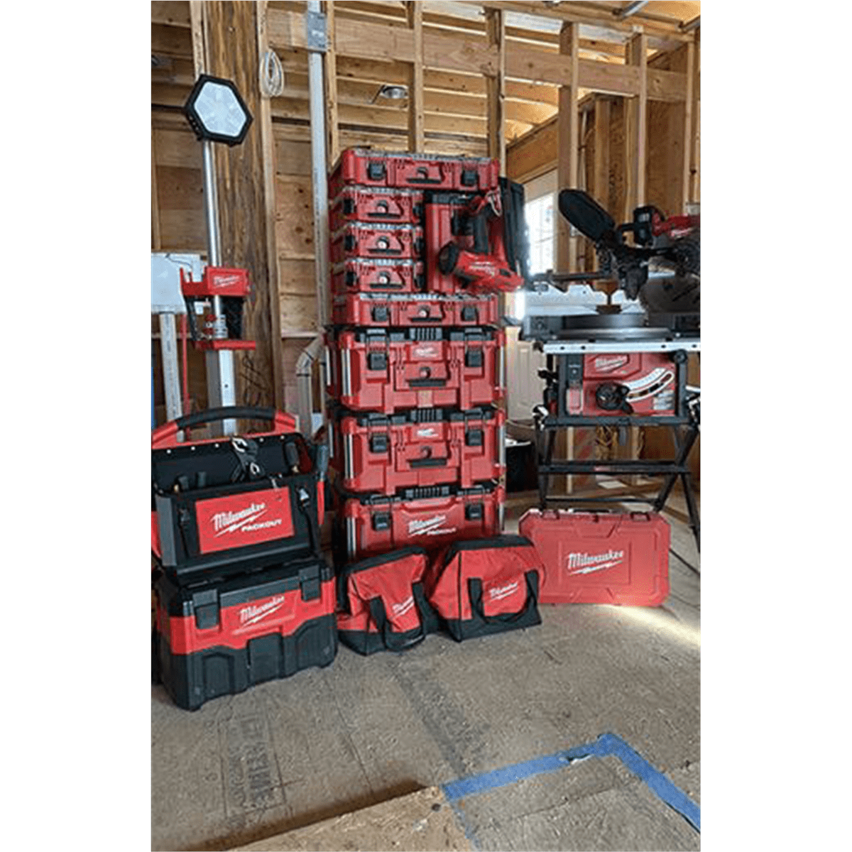 Milwaukee PACKOUT Storage Tool Boxes & Organizers Black, 1 lb