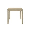 thumbnail image 2 of Cream Counter Height 5PC Dining Set | Square Wood Table & Upholstered Chairs | Contemporary Style for Dining Room | Seats 4 | 35.4"W | Rustic Transitional, 2 of 7