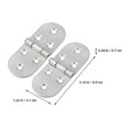 thumbnail image 2 of 2pcs Folding Dining Table Hinge Sewing Machine Tray Folding Table Small Hinge, 2 of 4