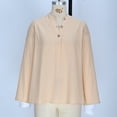 thumbnail image 6 of Karight Womens Button Down Shirt Long Sleeve Blouse, 6 of 7