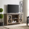thumbnail image 2 of Henn&Hart 58" Antique Chêne Gris/metal TV Stand, 2 of 10