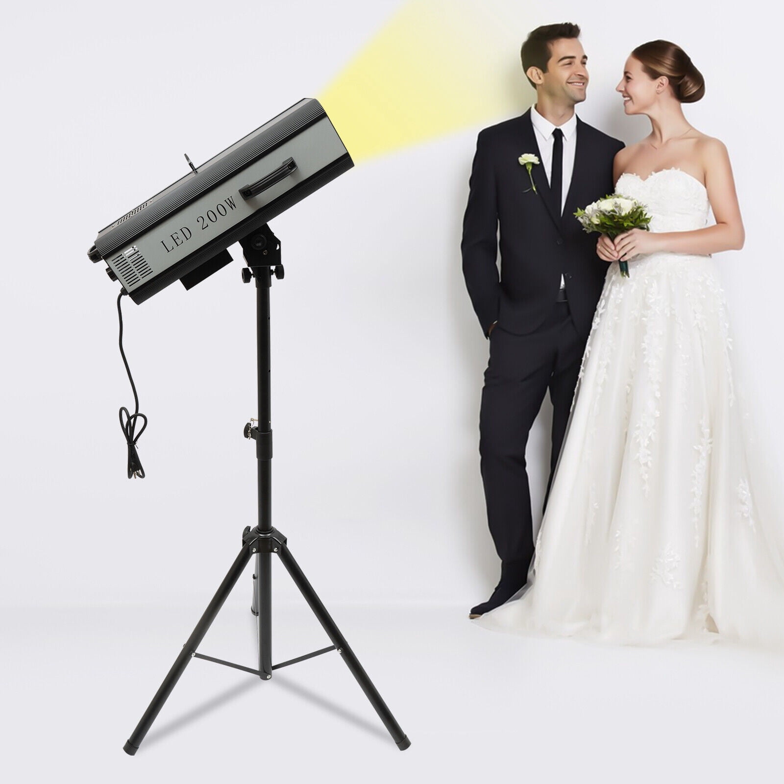 (Stand Only) Stage Spot Light 200W Follow Spotlight Stand Manual Control