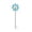 Blue, variant on Beforeyayn 39.3 In Rotating Wrought Iron Windmill, Garden windmill decor gently turns with natural breeze, great for backyard ambiance power, outdoor yard decoration, and rust resistant.