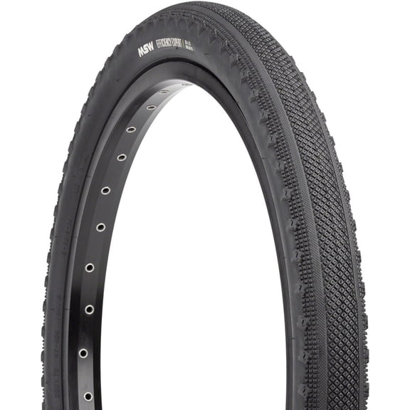 MSW Efficiency Expert Tire - 20 x 1.75, Black, Rigid Wire Bead, 33tpi