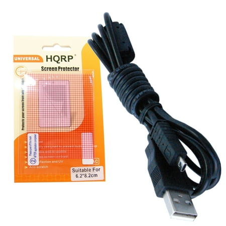 HQRP USB Cable / Cord compatible with Olympus FE-4000, FE-4010, FE