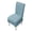 Royal Blue, variant on Ruffled Dining Seat Slipcover with Integrated Cushion and Backrest, 1 Piece Elegant Coral Sea Pattern Skirted Chair Protector for Home Kitchen Decor