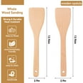 thumbnail image 2 of HEFILD Wooden Spatulas 2-Pack for Cooking, Nonstick, Long Handle Utensils, 2 of 5