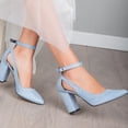 thumbnail image 4 of Colette - Tacones de ante azul bebé azul cielo 23 CM, 4 of 5