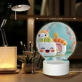 thumbnail image 6 of Daiia Kawaii Sushi Characters Delight Pattern Acrylic Night Light, LED Touch Light, Bedroom Night Light, Soft Glowing Lamp Perfect Gift for Mother's Day, Birthday, or Christmas, 6 of 9