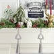 thumbnail image 1 of Adorno Navideño Colgante Calado de Plástico Blanco - 32 X 6,8 Cm. Decoración con Acabado Espejo para Árbol, Ventana y Escaparates de Centros Comerciales., 1 of 6