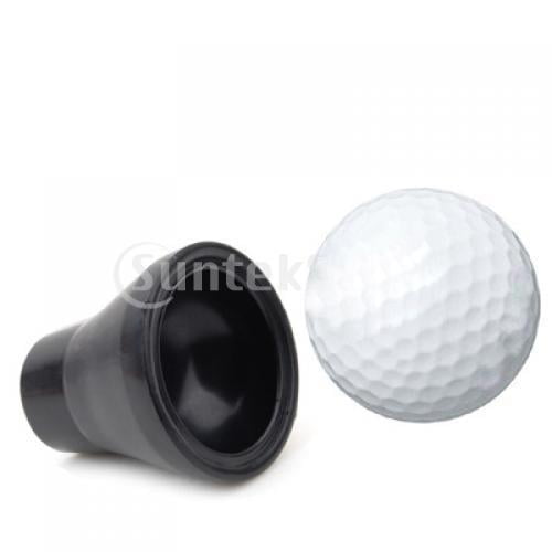 Herramienta Práctica de Taza de Succión Macarena para Recogida de Pelotas de Golf Color Negro
