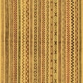 thumbnail image 1 of Ahgly Company Indoor Square Abstract Brown Modern Area Rugs, 4' Square, 1 of 4