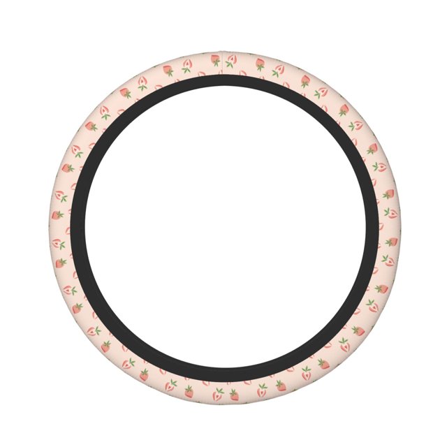 Balery Strawberries Fundas elásticas antideslizantes para volante, funda protectora universal para hombre y mujer, 15 pulgadas, accesorios para coche.