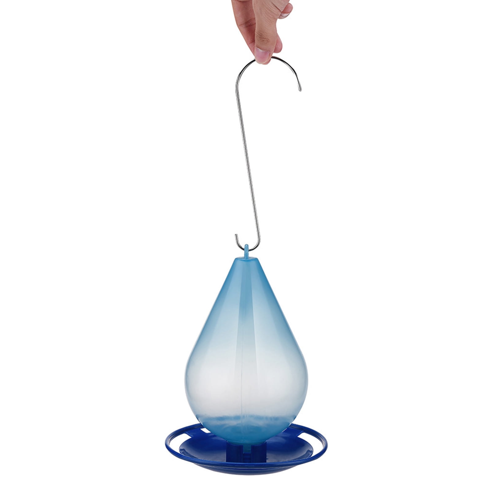 Uteam Wild Birds Water Feeder Droplet Bird Waterer Hanging for Garden