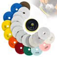 thumbnail image 1 of Juego de pads de pulido de diamante DiamDr de 3" para uso en húmedo y seco, 12 piezas, 1 of 7