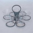 thumbnail image 3 of 2pcs Foldable Rotating Portable Glass Coffee Cup Plastic Portable Cup Holder 6 Sticks Cup Lifter., 3 of 5