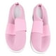thumbnail image 3 of Pantuflas de mujer con cabeza envuelta, cómodas y suaves, de tela de malla, planas, sin tacón, color rosa, talla 38, 3 of 15